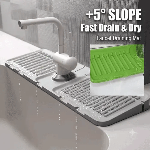 🔥 Hot Sale 55% OFF 🔥Minimalist Auto-Draining Silicone Sink Mat