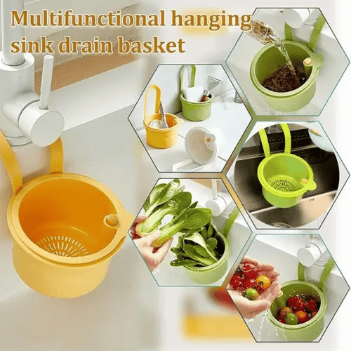 🔥 Hot Sale 50% OFF 🔥MAVONIQUECOSH®Multifunctional hanging sink drain basket