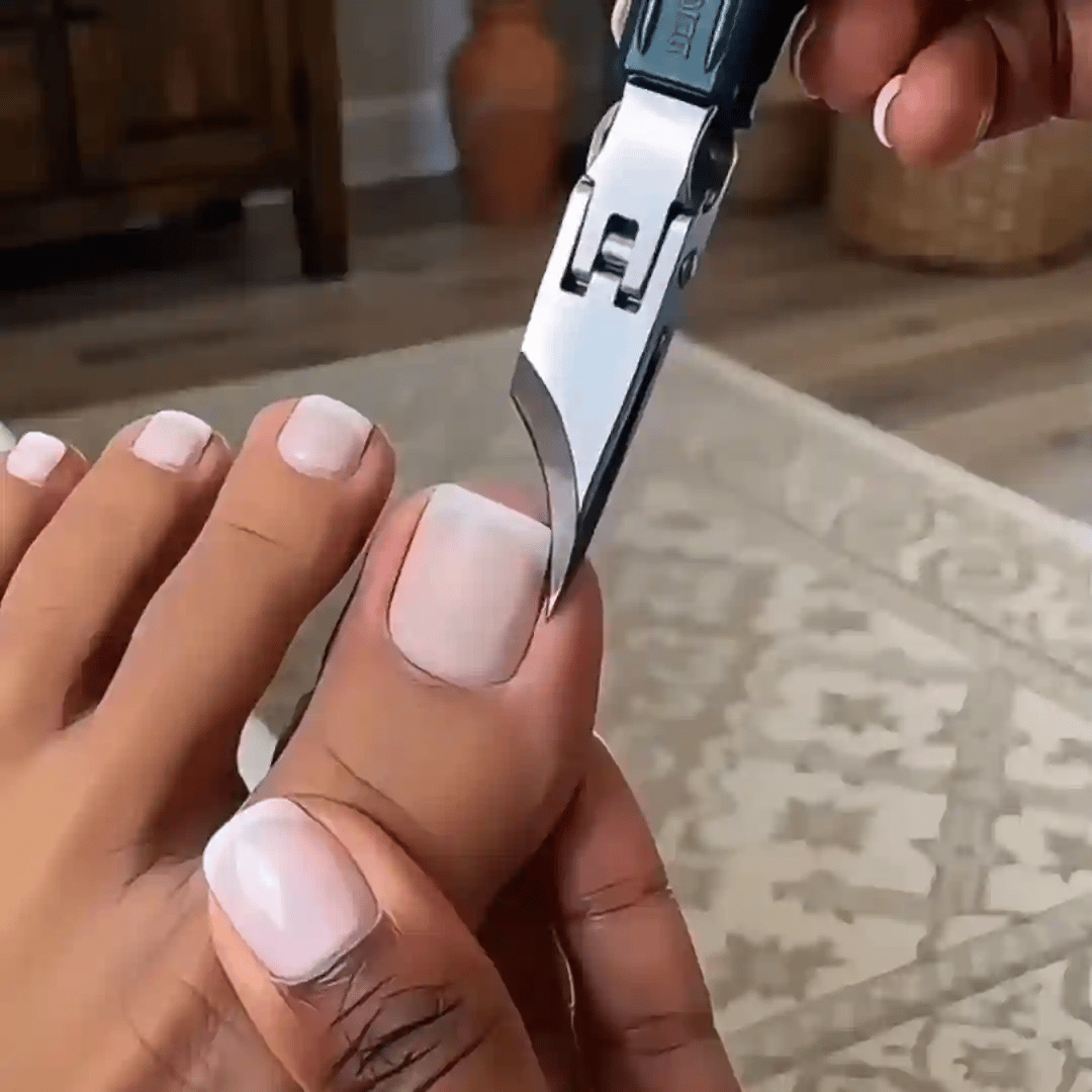 Eagle Beak Angled Nail Clippers 3-Piece Set (With Nail Lifter & File) — Podiatrist-Grade Thick & Ingrown Toenail Trimmer 🦶✂️ (JG)