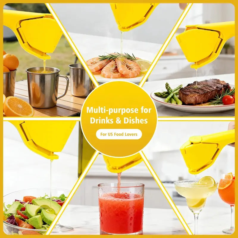 MAVONIQUECOSH®Universal Fruit Press & Squeezer, ✨Food-Grade PP (BPA-Free), ✅Dishwasher Safe