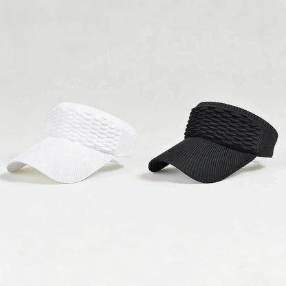2-Pack Women's High Ponytail Sun Visor Hats