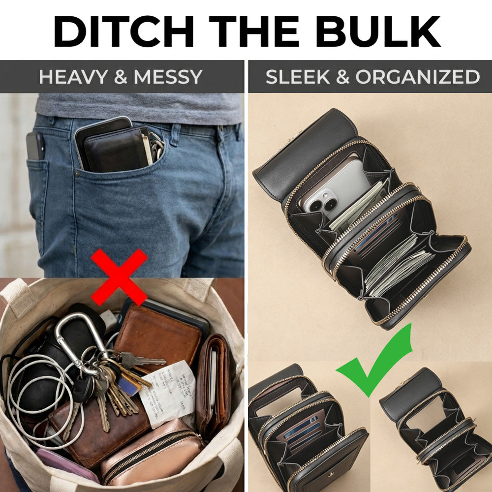 🔥LAST DAY SALE 60% OFF⏰MAVONIQUECOSH®Hands-Free Phone Wallet & Purse👝