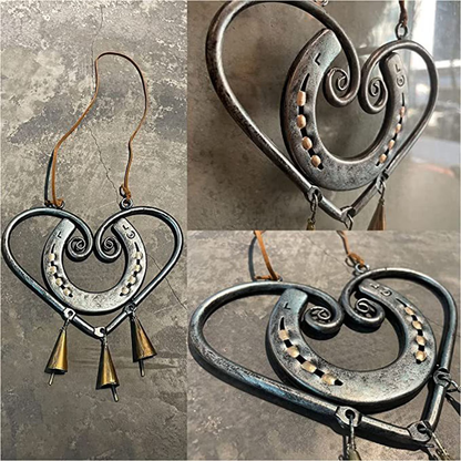 🔥LAST DAY 49% OFF💥The Horseshoe Heart Wind Chime ❤🐎