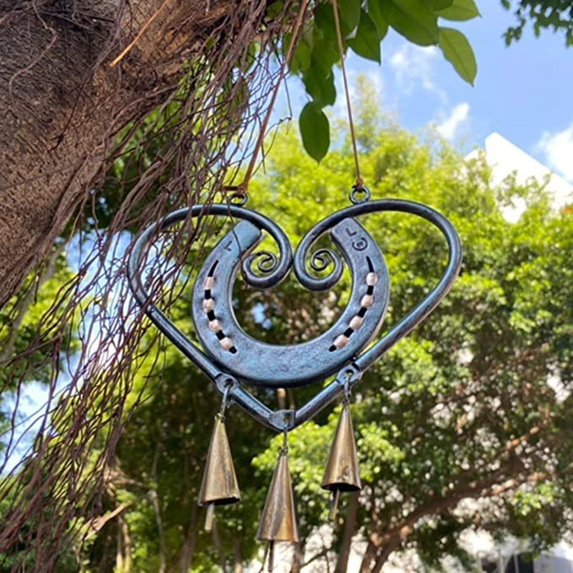 🔥LAST DAY 49% OFF💥The Horseshoe Heart Wind Chime ❤🐎