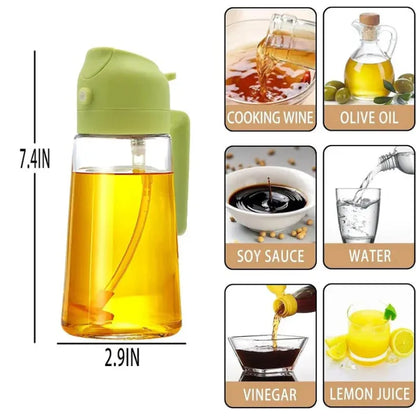 All-in-One Spray & Pour Dispenser — Store Oil, Vinegar & Soy Sauce Effortlessly! 🥗✨ (JG)