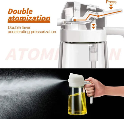 All-in-One Spray & Pour Dispenser — Store Oil, Vinegar & Soy Sauce Effortlessly! 🥗✨ (JG)