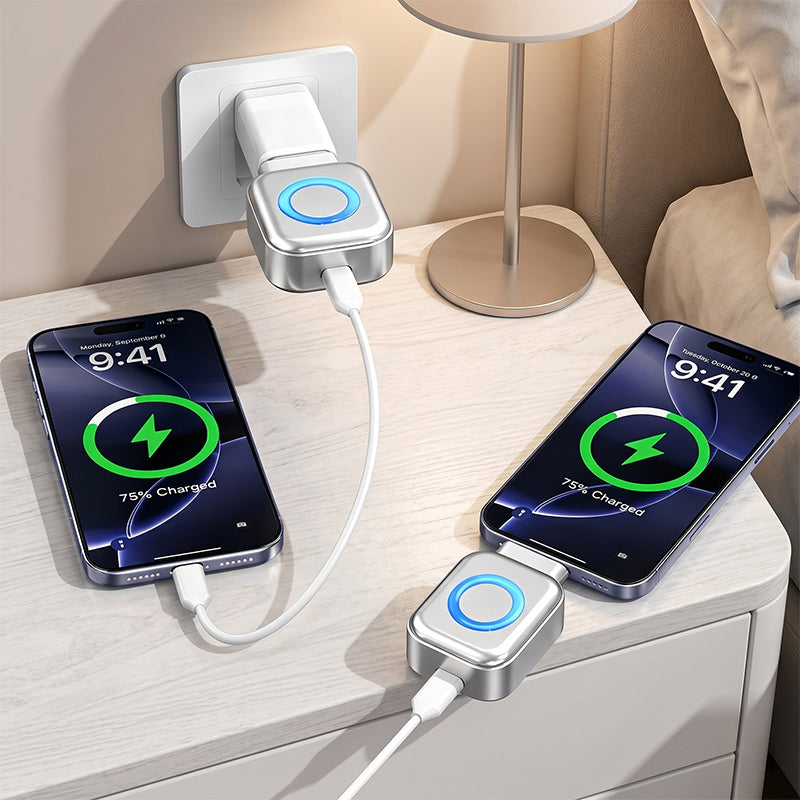 🥳2026 HOT SALE🥳💞50K+ SOLD!⚡Auto Power-Off Fast Charging Adapter