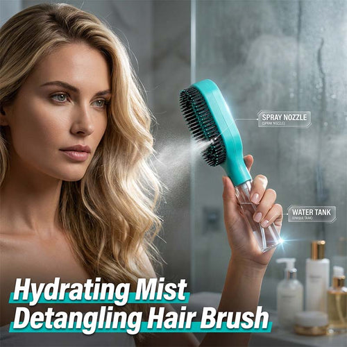 ⭐Anti-Static Hair Brush with Built-in Sprayer