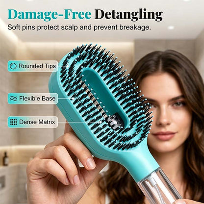 ⭐Anti-Static Hair Brush with Built-in Sprayer