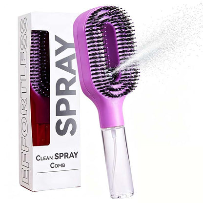 ⭐Anti-Static Hair Brush with Built-in Sprayer
