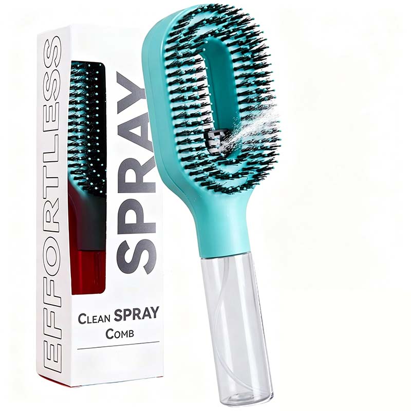 ⭐Anti-Static Hair Brush with Built-in Sprayer