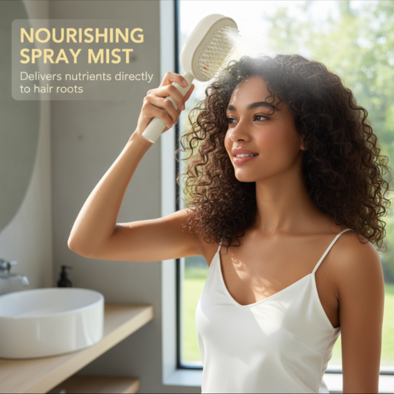 🍃MAVONIQUECOSH®Electric Spray & Massage Hair Brush