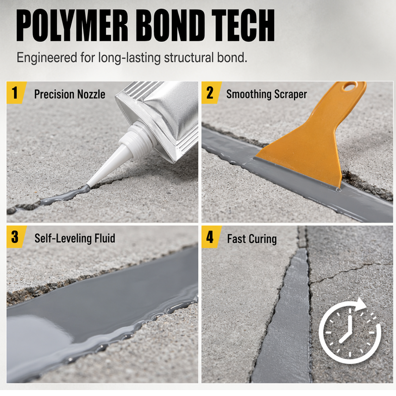 🔥Last Day 49% OFF-Waterproof Concrete Crack Filler & Sealant