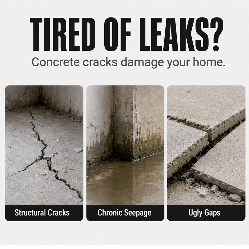 🔥Last Day 49% OFF-Waterproof Concrete Crack Filler & Sealant