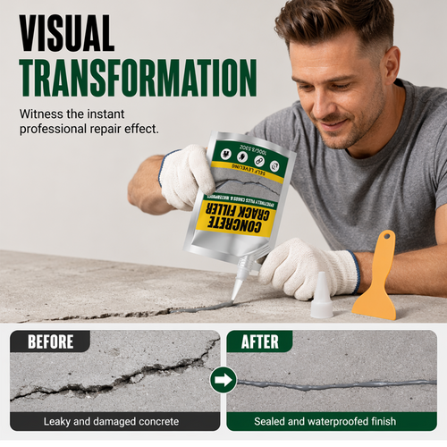 🔥Last Day 49% OFF-Waterproof Concrete Crack Filler & Sealant