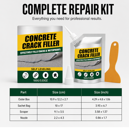 🔥Last Day 49% OFF-Waterproof Concrete Crack Filler & Sealant