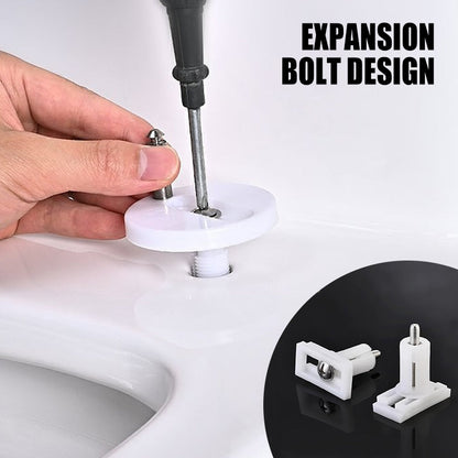 🔩 Universal Top-Fix Toilet Seat Mounting Bolts & Expansion Screws — Rock-Solid Anti-Wiggle Hinges with Rust-Proof Stainless Steel 🧽✨