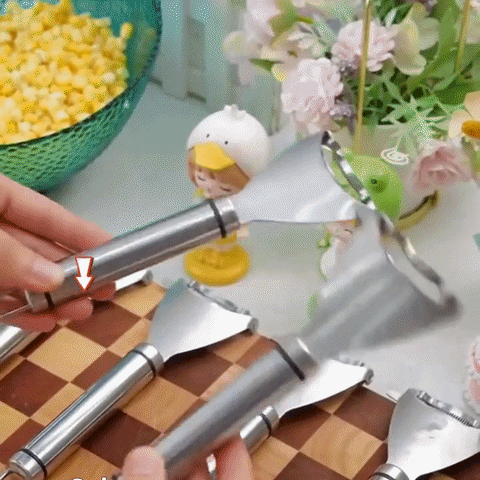 Mavoniquecosh® Stainless Steel Corn Peeler | Quick Corn Stripper for Fresh & Cooked Corn